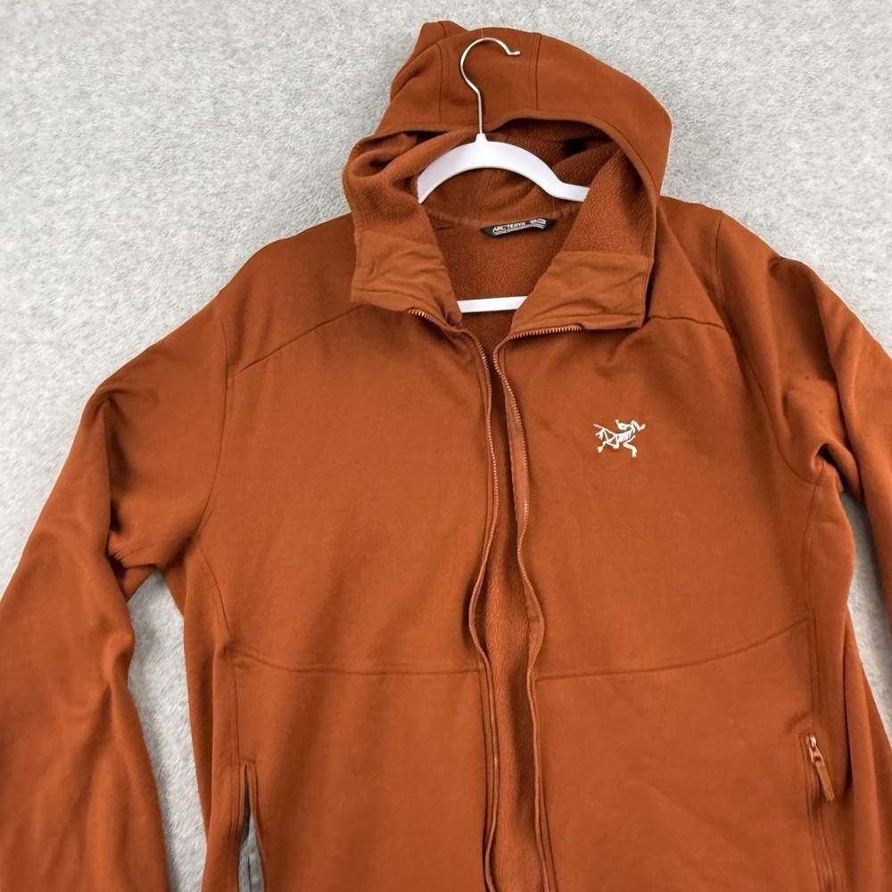 Arc'teryx Kyanite Hoody Men's Orange XXL Fleece Mid Weight Layer Jacket 2xl ** - Picture 3 of 12